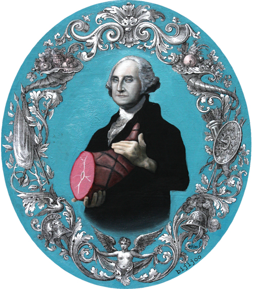 George Washington with Ham