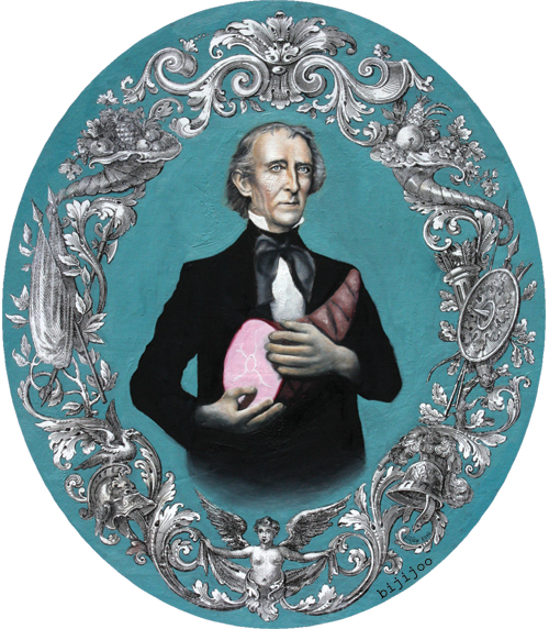 John Tyler with Ham