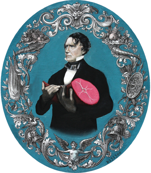 Franklin Pierce with Ham