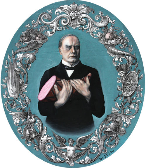 William McKinley with Ham