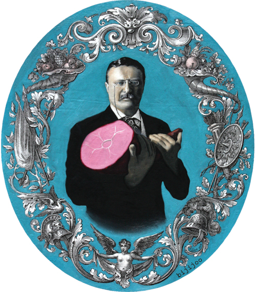 Theodore Roosevelt with Ham