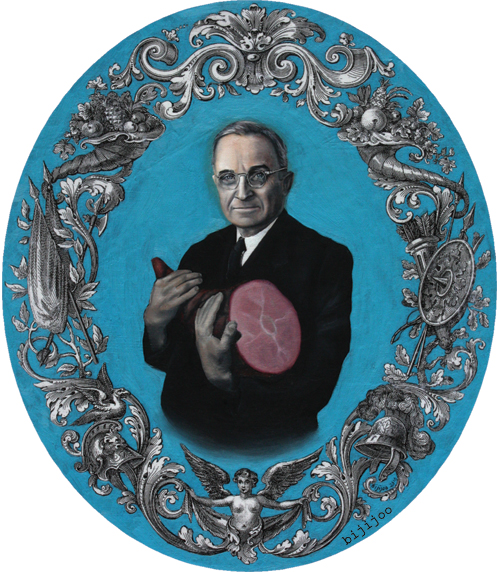 Harry S. Truman with Ham