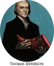 Thomas Jefferson with Ham