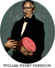 William Henry Harrison with Ham