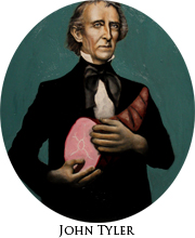 John Tyler with Ham