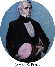 James Polk with Ham