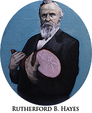 Rutherford B. Hayes with Ham