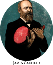 James A. Garfield with Ham