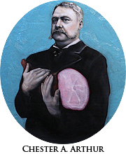 Chester A. Arthur with Ham