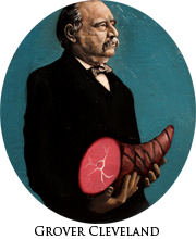 Grover Cleveland with Ham
