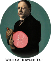 William Howard Taft with Ham