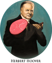 Herbert Hoover with Ham