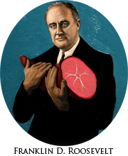 Franklin D. Roosevelt with Ham