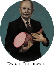 Dwight D. Eisenhower with Ham
