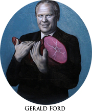 Gerald Ford with Ham