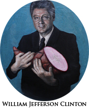 Bill Clinton with Ham