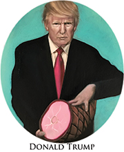Donald Trump with Ham